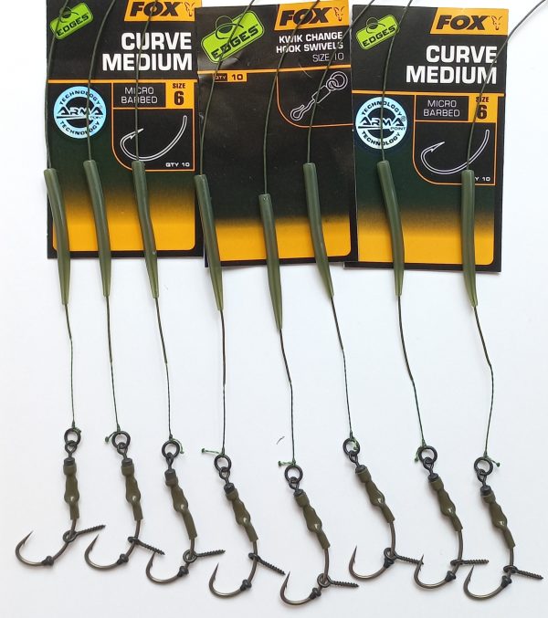 Przypon Karpiowy Ronnie Rig – Fox Curve Medium – 25lbs - obrazek 7