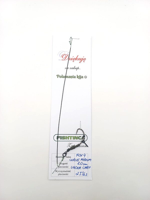 Przypon Karpiowy Ronnie Rig – Fox Curve Medium – 25lbs - obrazek 8