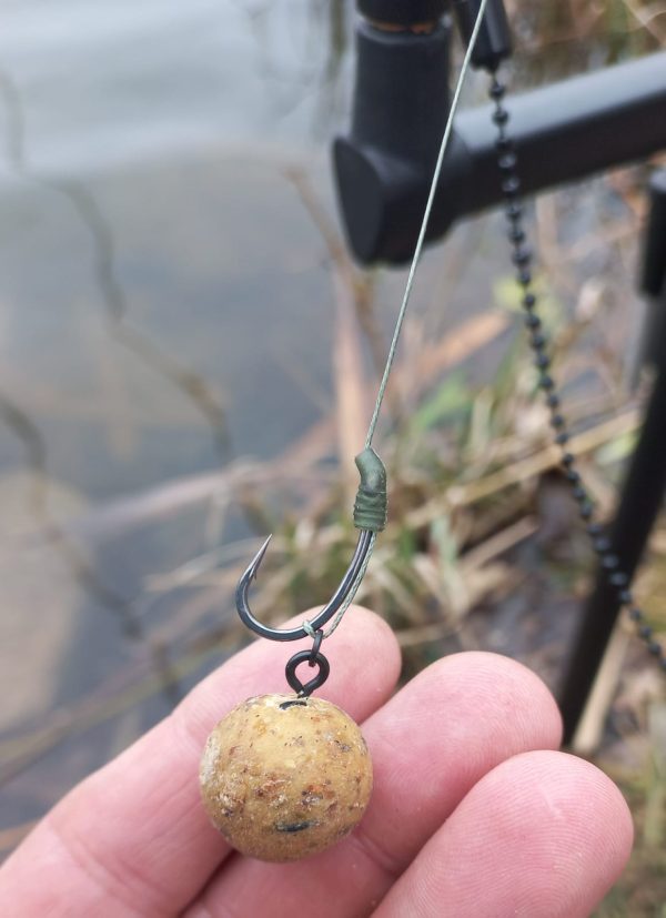 Przypon Karpiowy Slip D-Rig – Fox Curve Shank X – 35lbs - obrazek 8