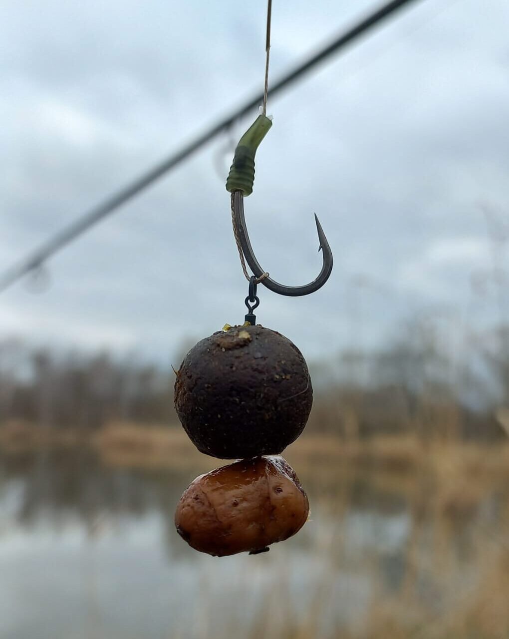 Przypon Karpiowy Slip D-Rig – Fox Curve Shank X – 25lb