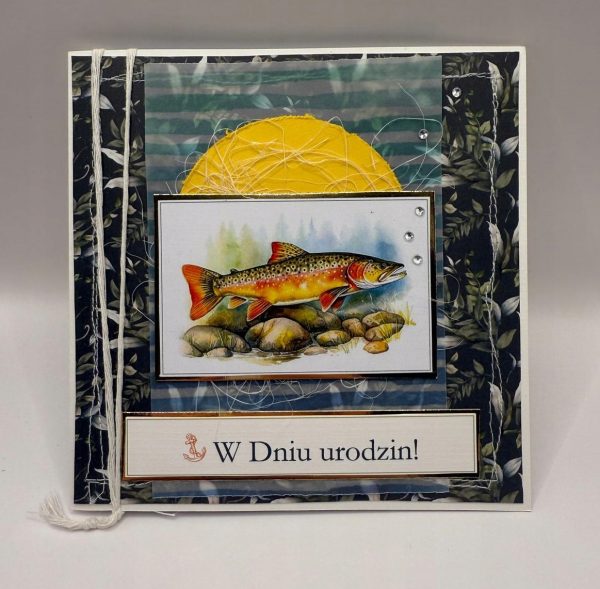 Kartka Urodzinowa dla Prawdziwego Wędkarza - W Dniu Urodzin