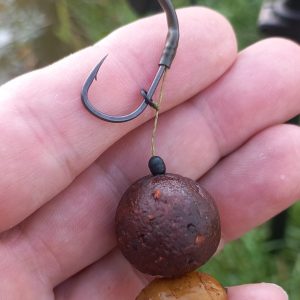 Przypon Karpiowy (1 szt.) Blow Back Rig – Korda Wide Gape X (Nr 4) – 25lbs – długi włos