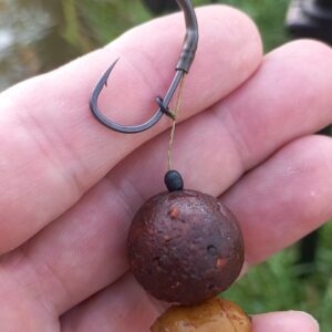 Przypon Karpiowy (1 szt.) Blow Back Rig – Korda Wide Gape X (Nr 4) – 25lbs – długi włos