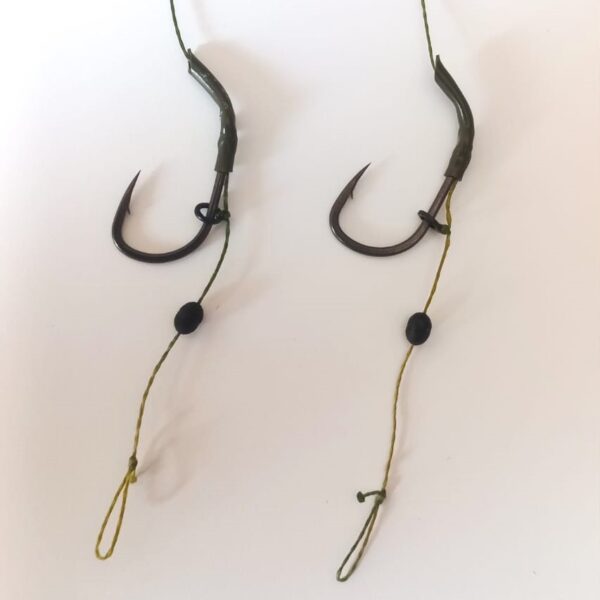 Przypon Karpiowy (1 szt.) Blow Back Rig – Korda Wide Gape X (Nr 4) – 25lbs – długi włos
