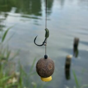 Przypon blow back rig-hak korda kamakura wide gape x (nr6)-plecionka w otulinie Korda 25lbs-długi włos