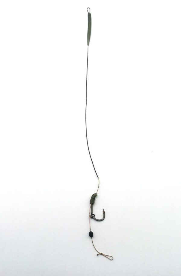 Przypon blow back rig-hak korda kamakura wide gape x (nr6)-plecionka w otulinie Korda 25lbs-długi włos - obrazek 8