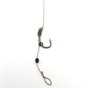 Przypon blow back rig-hak korda kamakura wide gape x (nr6)-plecionka miękka Korda 25lbs-długi włos