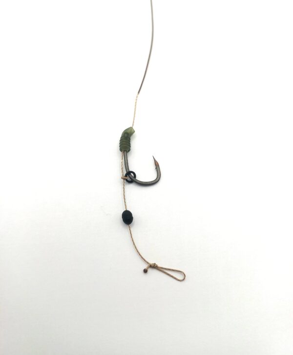 Przypon blow back rig-hak korda kamakura wide gape x (nr6)-plecionka w otulinie Korda 25lbs-długi włos - obrazek 6