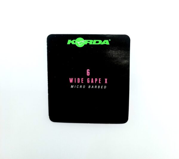 Przypon blow back rig-hak korda kamakura wide gape x (nr6)-plecionka miękka Korda 25lbs-długi włos - obrazek 6