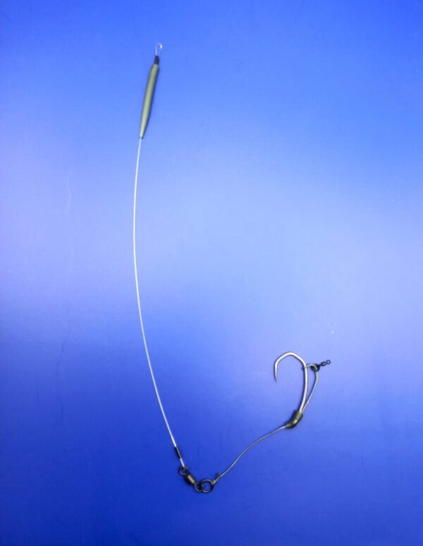 Przypon karpiowy Combi Rig -łamaniec hak nash long shank size 2 -Korda boom 35 lbs - obrazek 3