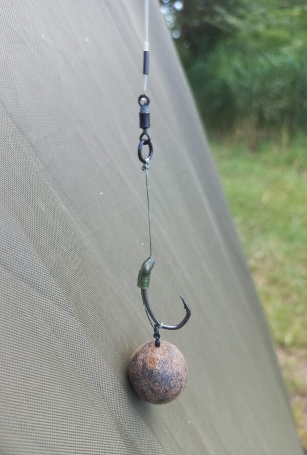 Przypon karpiowy Combi Rig -łamaniec hak nash long shank-Korda boom 35 lbs - obrazek 3