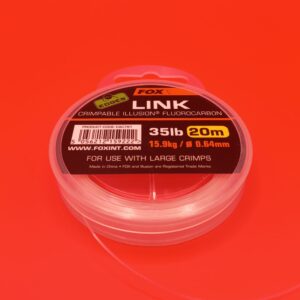 przypon karpiowy ronnie rig-hak korda klor nr4 -fluorocarbon Fox 35lb