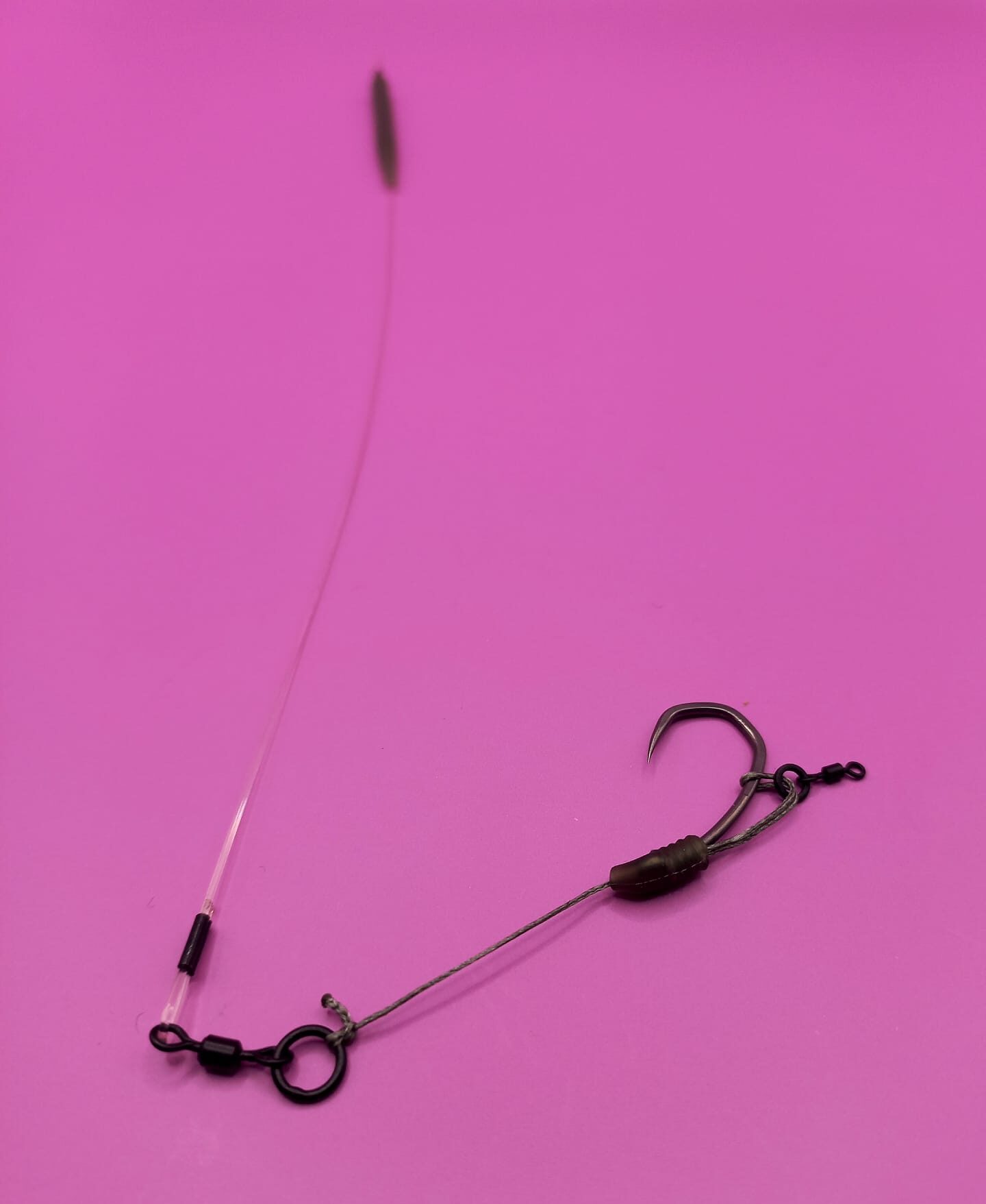 Przypon karpiowy Combi Rig -łamaniec hak nash long shank bezzadziorowy -Korda boom 35 lbs - obrazek 7