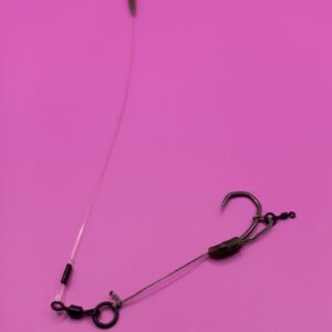 Przypon karpiowy Combi Rig -łamaniec hak nash long shank nr 6 bezzadziorowy -Korda boom 35 lbs