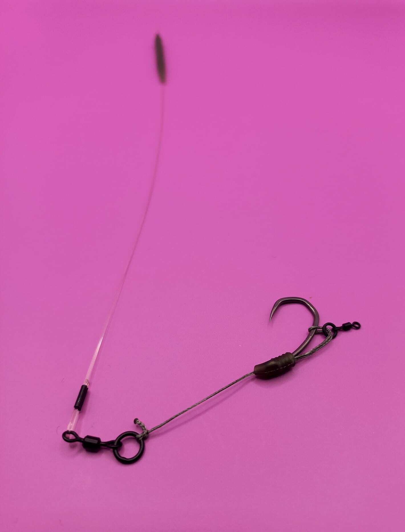 Przypon karpiowy Combi Rig -łamaniec hak nash long shank bezzadziorowy -Korda boom 35 lbs